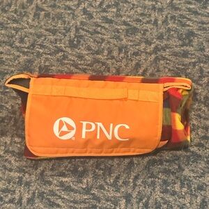 PNC Orange and Multicolor Blanket
